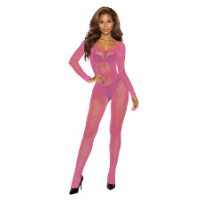 Бодістокінг - Bodystocking 2061, pink - One Size Бодістокінг - Bodystocking 2061, pink - One Size