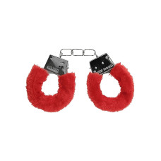 Наручники - Ouch! Beginner's Handcuffs Furry Red Наручники - Ouch! Beginner's Handcuffs Furry Red