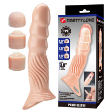 Насадка на член - Pretty Love Adjustable Penis Sleeve Extender 3.0