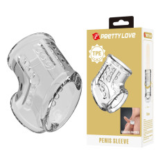 Насадка на член - Pretty Love Penis Sleeve Clear Насадка на член - Pretty Love Penis Sleeve Clear