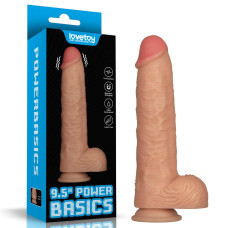 Реалістичний вібратор - Vibrating Power Basics Cock 9.5 Реалістичний вібратор - Vibrating Power Basics Cock 9.5
