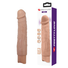 Реалістичний вібратор - Pretty Love Rufus Realistic Vibrating Dildo Flesh Реалістичний вібратор - Pretty Love Rufus Realistic Vibrating Dildo Flesh
