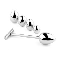 Анальна пробка зі змінними елементами - Jewellery Metal Anal Plug No. 3 Анальна пробка зі змінними елементами - Jewellery Metal Anal Plug No. 3
