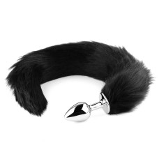 Анальна пробка - Fox Tail Black, XL Анальна пробка - Fox Tail Black, XL