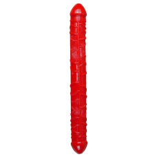 Двосторонній фалоімітатор - Flexible Double Dong Red Двосторонній фалоімітатор - Flexible Double Dong Red