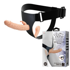 Двосторонній страпон - Ultra Passionate Harness Charlotte 5.5 Двосторонній страпон - Ultra Passionate Harness Charlotte 5.5